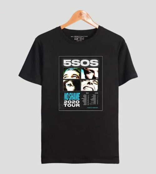 5sos no shame tour t-shirt