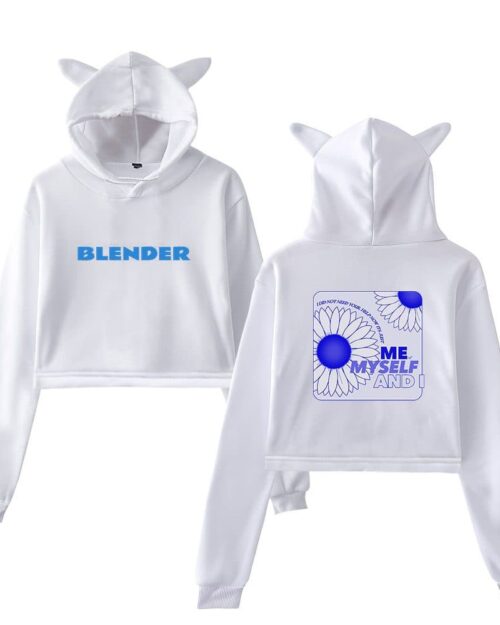 5SOS Blender Cropped Hoodie #4