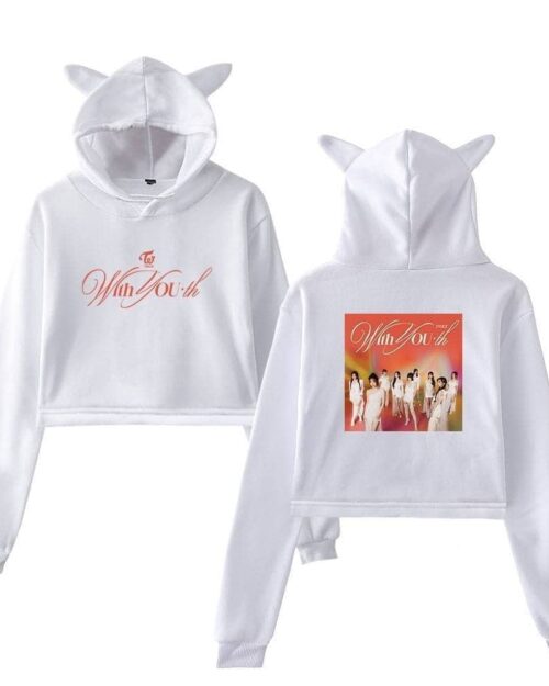 Twice With YOU-th Cropped Hoodie #1