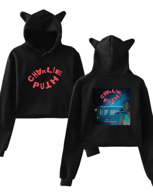 Charlie Puth Cropped Hoodie #2 + Gift