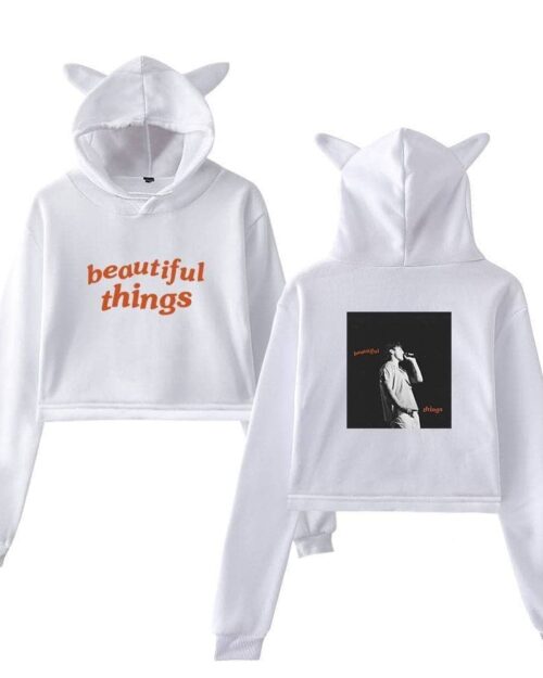 Benson Boone Beautiful Things Cropped Hoodie #1