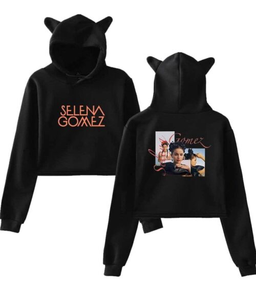Selena Gomez Cropped Hoodie #5