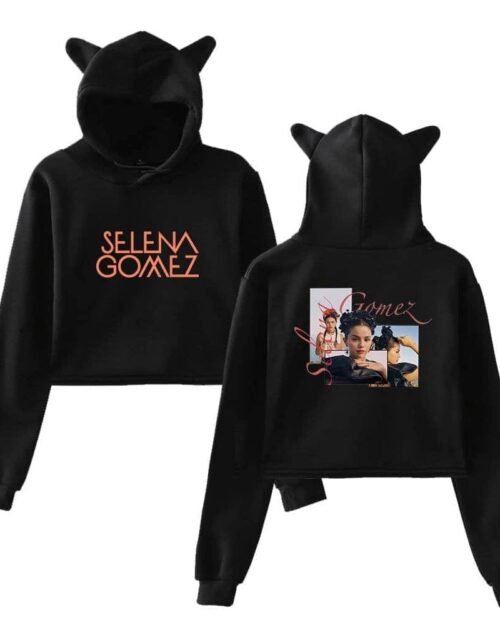 Selena Gomez Cropped Hoodie #5