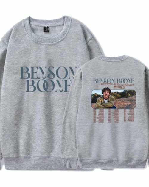 Benson Boone Fireworks & Rollerblades Sweatshirt #2 + Gift