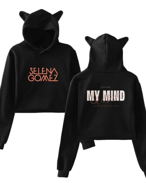 Selena Gomez Cropped Hoodie #1