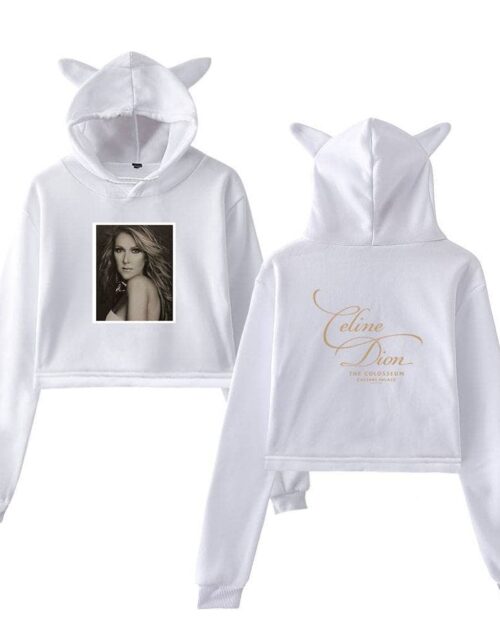 Celine Dion Cropped Hoodie #1 + Gift