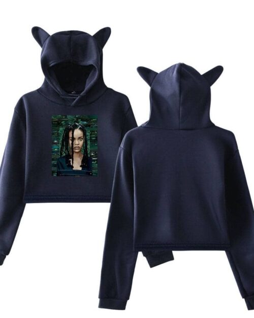 Rihanna Cropped Hoodie #3 + Gift