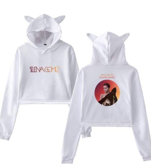 Selena Gomez Cropped Hoodie #2 + Gift
