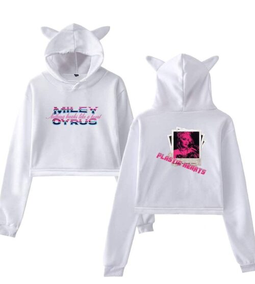 Miley Cyrus Cropped Hoodie #3