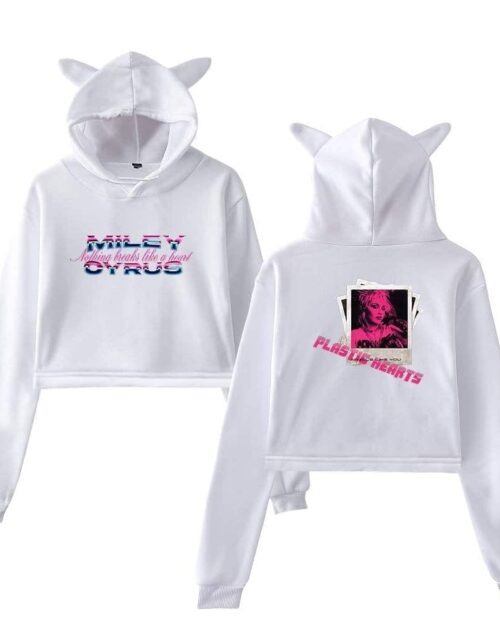 Miley Cyrus Cropped Hoodie #3