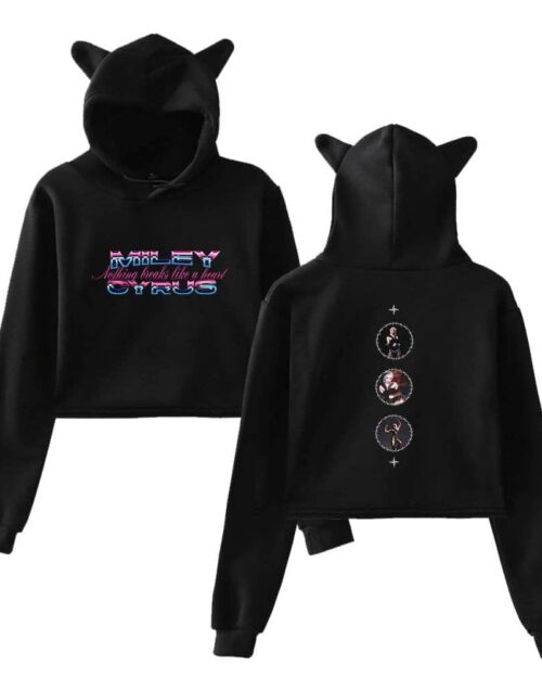 Miley Cyrus Cropped Hoodie #4 + Gift