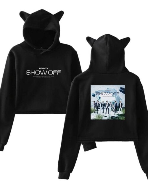 Cravity Cropped Hoodie #4