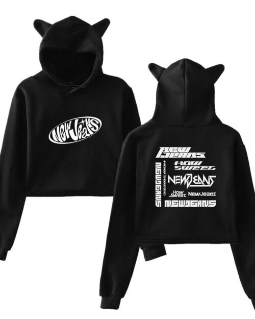 NewJeans Cropped Hoodie #4