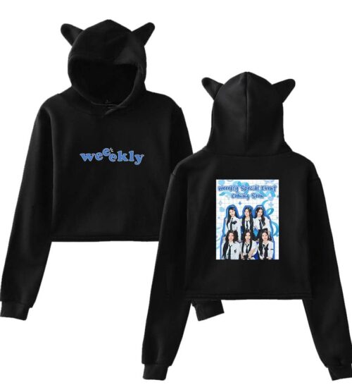 Weeekly Cropped Hoodie #4