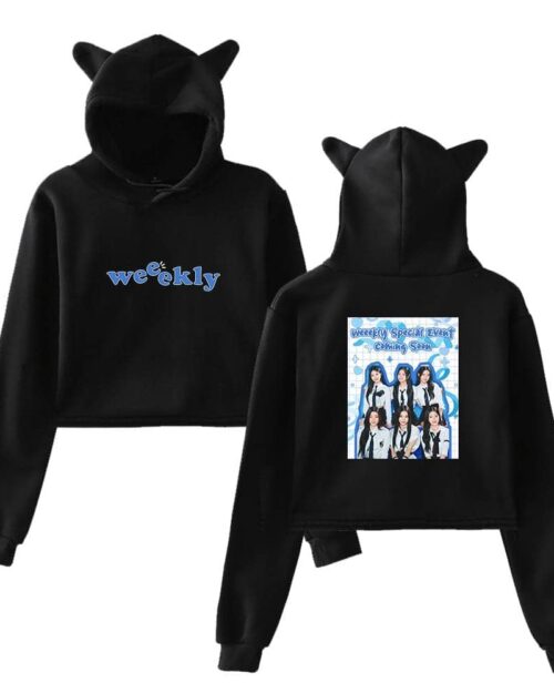 Weeekly Cropped Hoodie #4