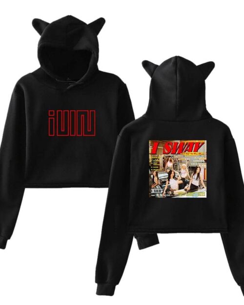Gidle I Sway Cropped Hoodie #4