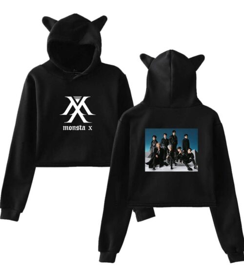 Monsta X Cropped Hoodie #8