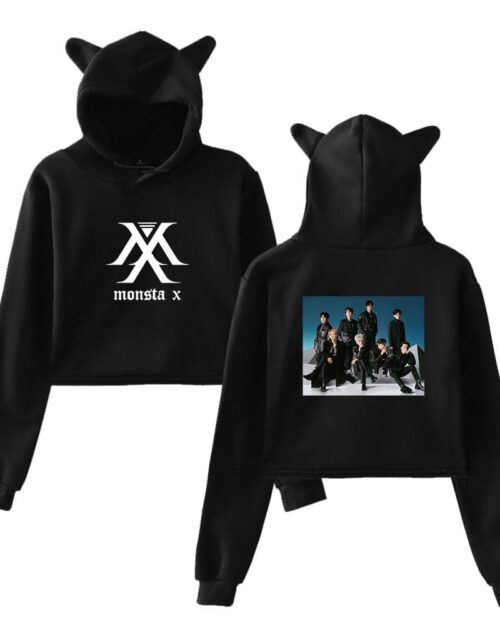 Monsta X Cropped Hoodie #8