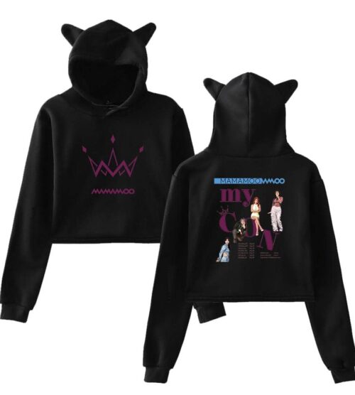 Mamamoo Cropped Hoodie #4