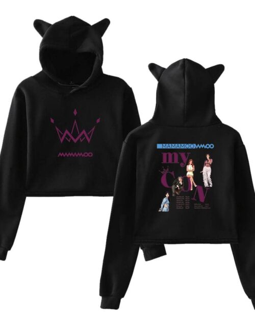 Mamamoo Cropped Hoodie #4
