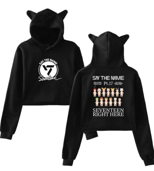 Seventeen Cropped Hoodie #8