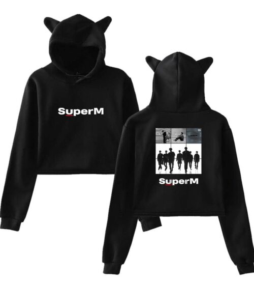 SuperM Cropped Hoodie #4
