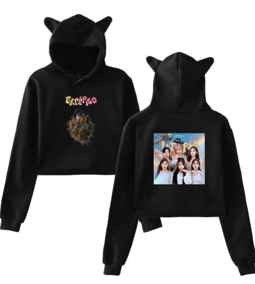 Nmixx Cropped Hoodie #4