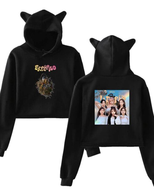 Nmixx Cropped Hoodie #4