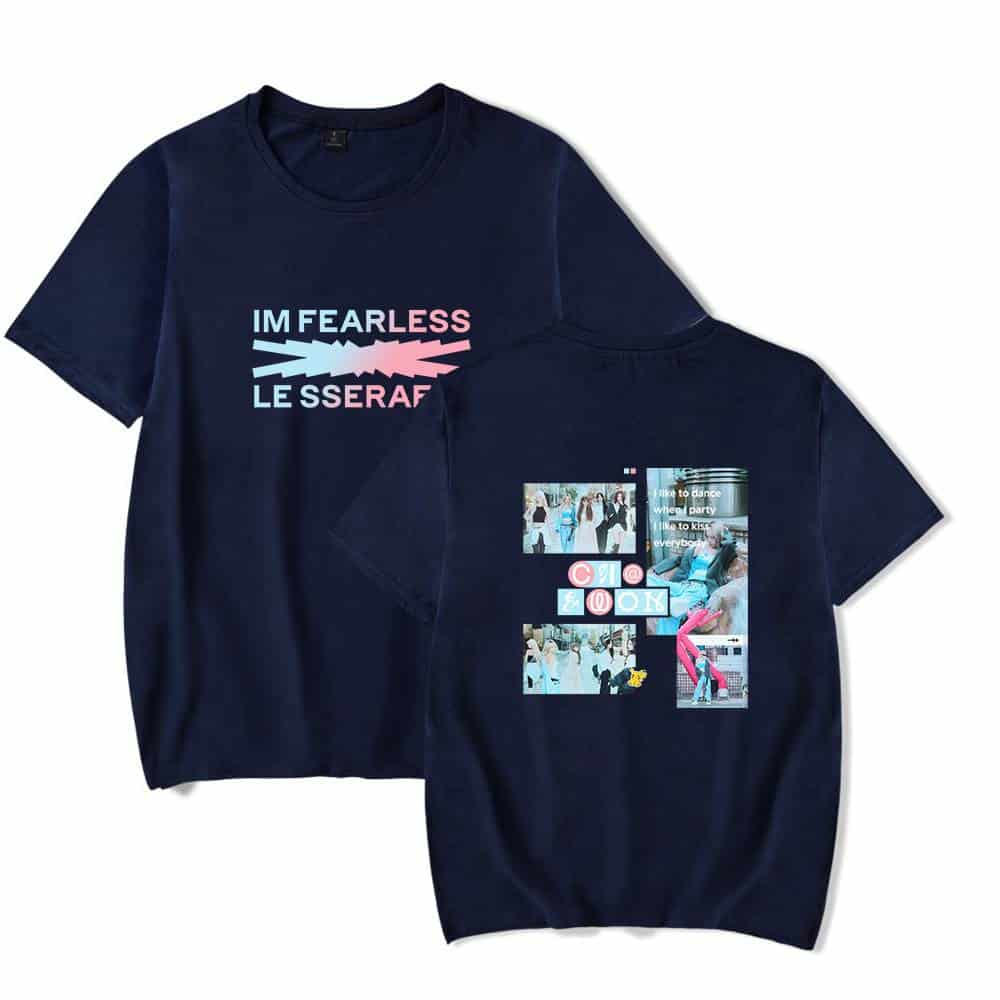 IM FEARLESS LE SERAF shirt 2D graphic t-shirt for women and teens with bold messages and vibrant colors. Perfectly designed for casual wear, expressing confidence and boldness. Comfortable and trendy merchandise.