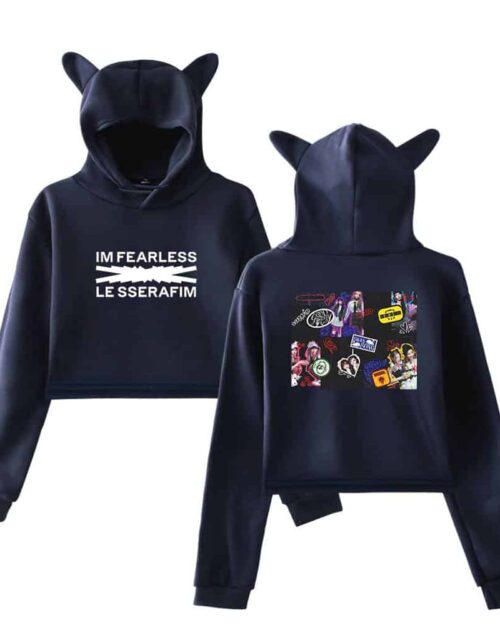 Le Sserafim Cropped Hoodie #2