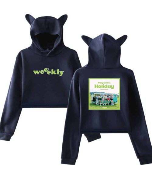 Weeekly Cropped Hoodie #2