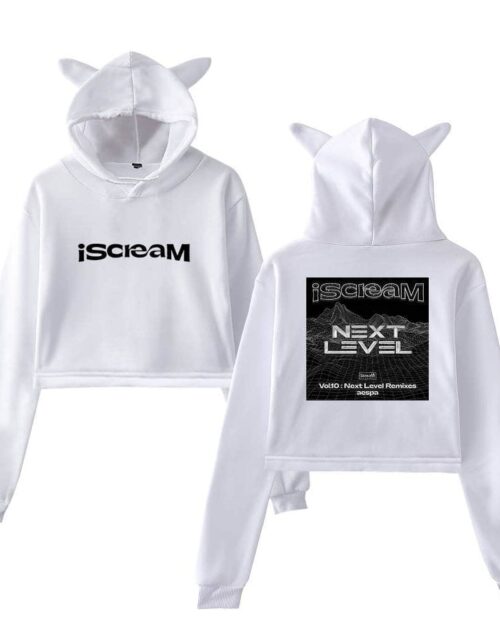 Aespa Cropped Hoodie #1