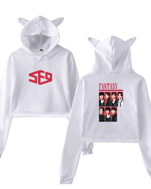 SF9 Cropped Hoodie #1
