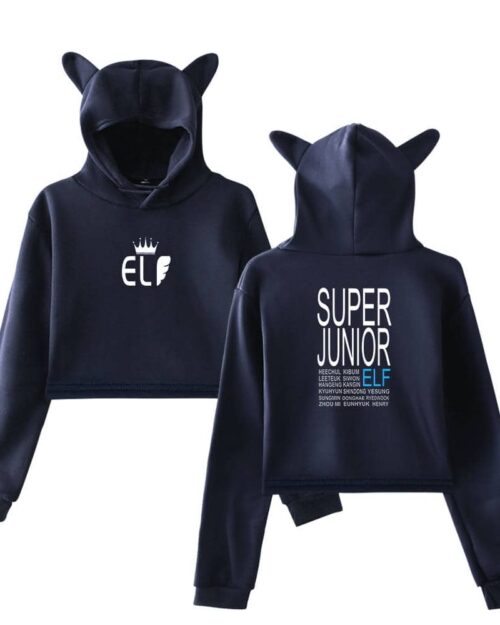 Super Junior Cropped Hoodie #2