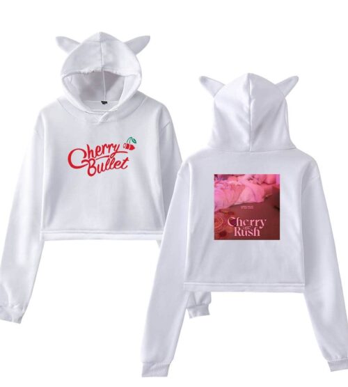 Cherry Bullet Cropped Hoodie #2
