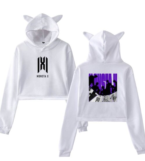 Monsta X Cropped Hoodie #5