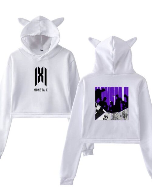 Monsta X Cropped Hoodie #5