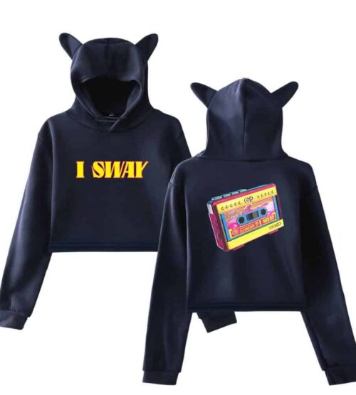 Gidle I Sway Cropped Hoodie #2