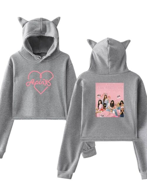 Apink Cropped Hoodie #3