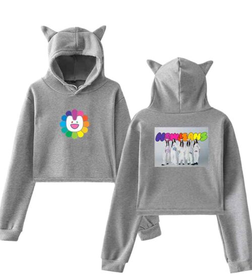 NewJeans Cropped Hoodie #3