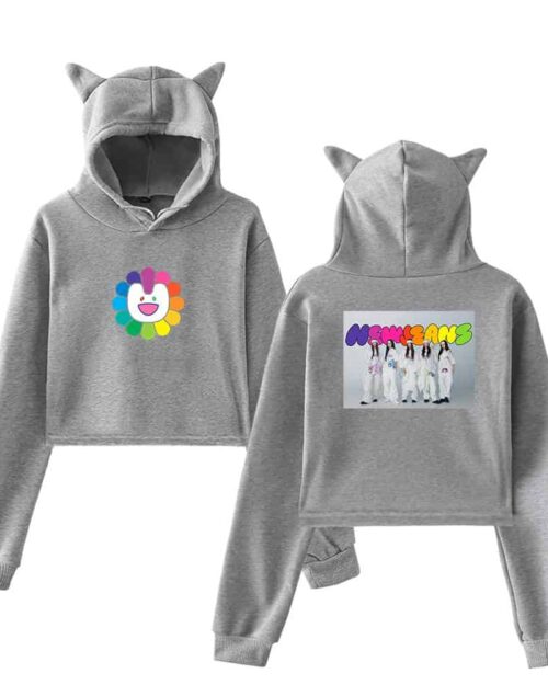 NewJeans Cropped Hoodie #3