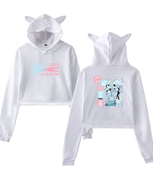Le Sserafim Cropped Hoodie #1