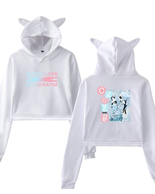 Le Sserafim Cropped Hoodie #1