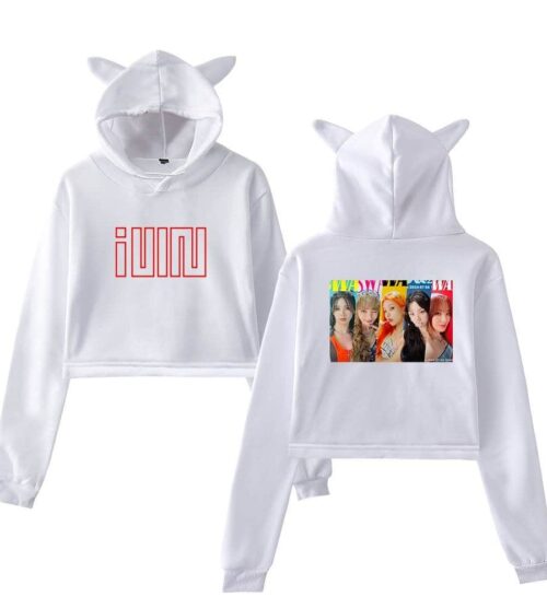 Gidle I Sway Cropped Hoodie #1