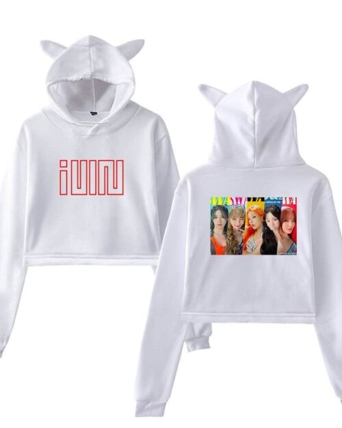 Gidle I Sway Cropped Hoodie #1