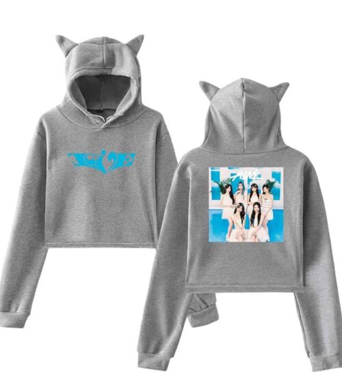 IVE Cropped Hoodie #3
