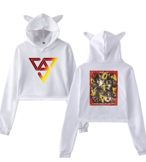 Seventeen Cropped Hoodie #5