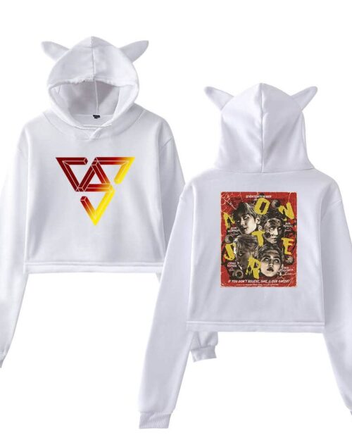 Seventeen Cropped Hoodie #5