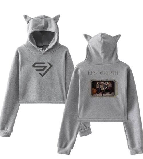 Super Junior Cropped Hoodie #3