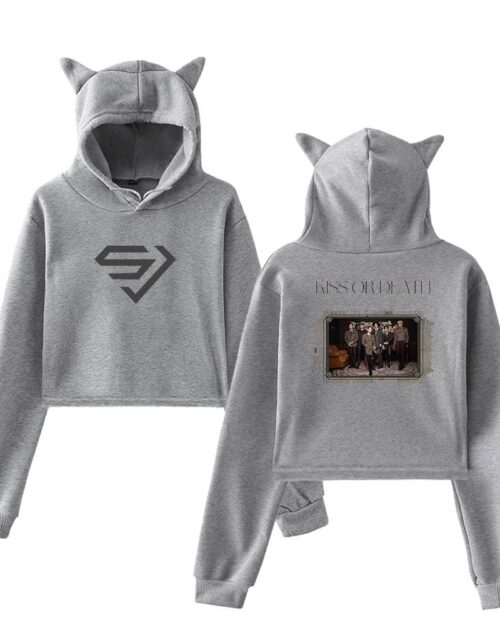Super Junior Cropped Hoodie #3